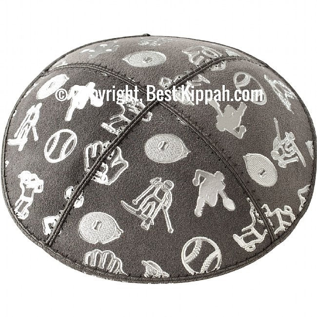 D94 - METALLIC SPORTS EMBOSSING (Kippah)