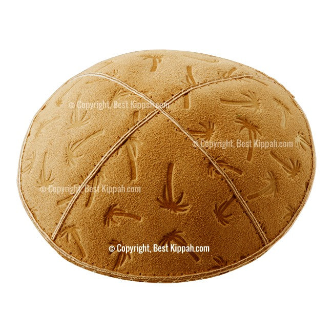 C100 - PALM TREES KIPPAH