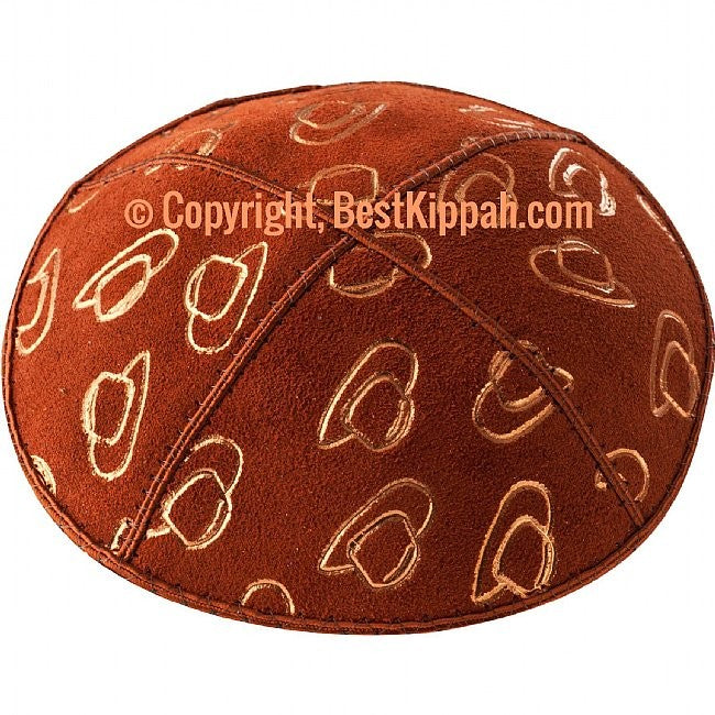 D38 - COWBOY HATS EMBOSSING (kippah)