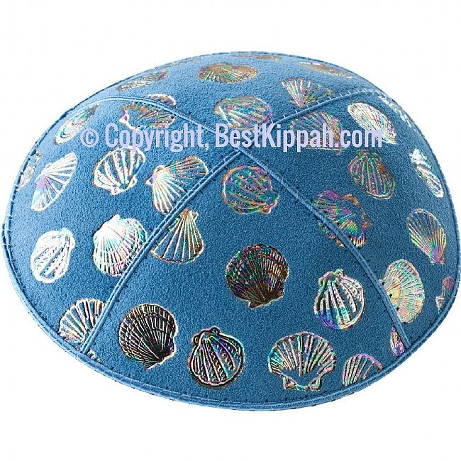 D39 - SEA SHELLS EMBOSSING (kipah)