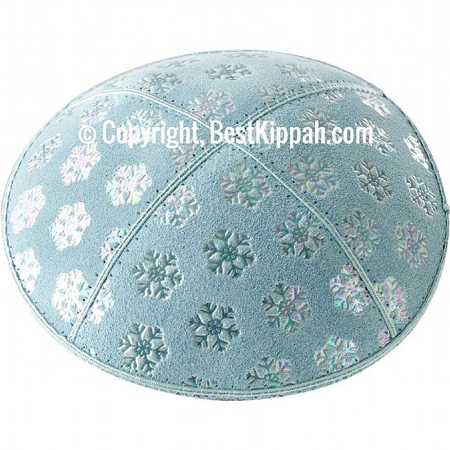D49 - SNOWFLAKES EMBOSSING (kippah)