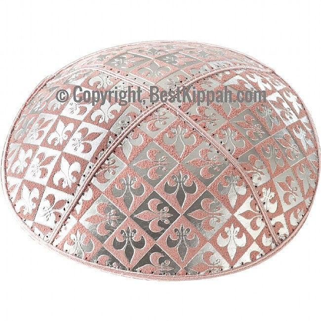 D70 - FLEUR DE LE EMBOSSING (kippah)