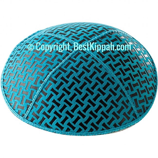D75 - CHAIN LINK EMBOSSING (kippah)
