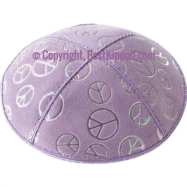 D81 - PEACE SIGN EMBOSSING (kippah)