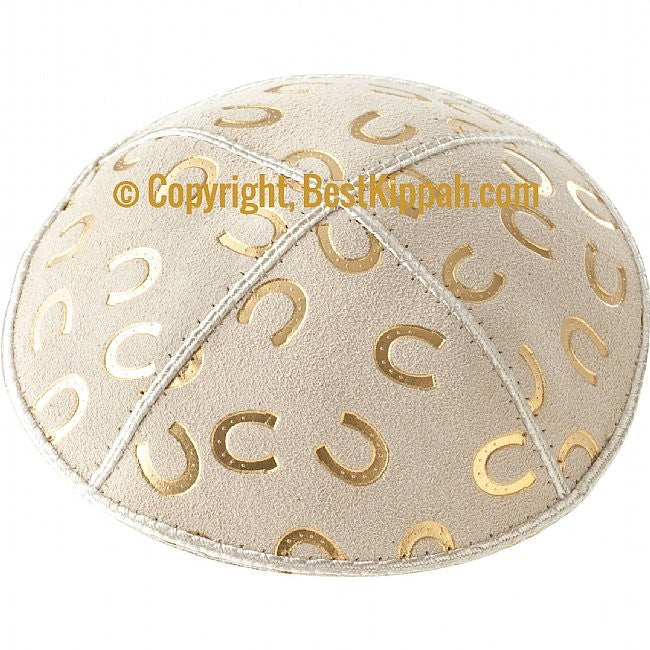D101 - HORSESHOES EMBOSSING (kippah)