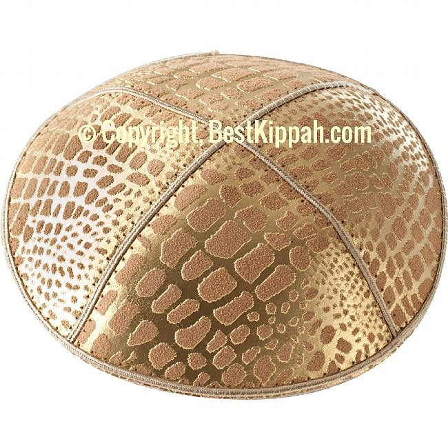 D40 - ALLIGATOR EMBOSSING (kippah)