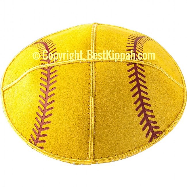 SUEDE SOFTBALL KIPPAH