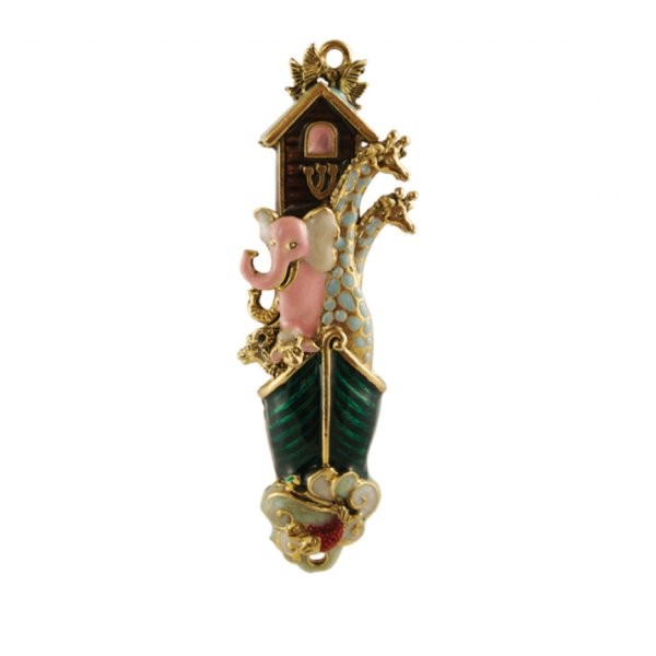 Noahs Ark Mezuzah 3 3/4 MEZ66B