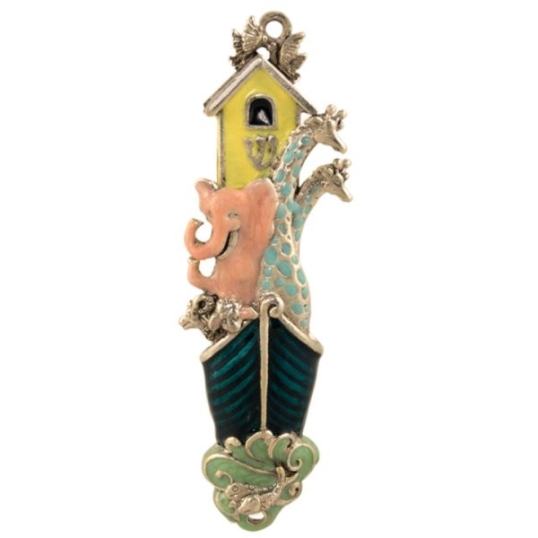 Noahs Ark Mezuzah 3 3/4 MEZ66A"