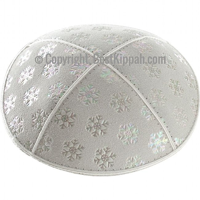 D49 - SNOWFLAKES EMBOSSING (kippah)