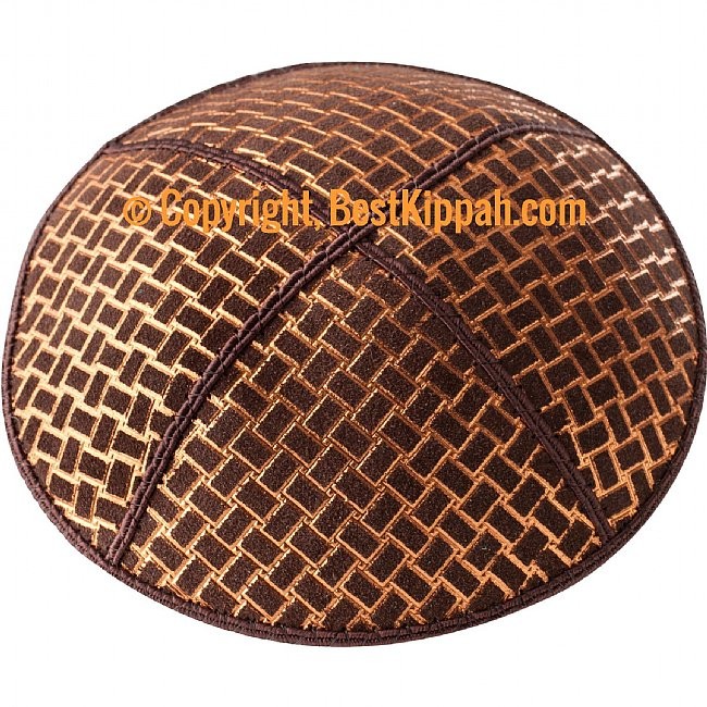 D61 - BASKET WEAVE EMBOSSING (kippah)