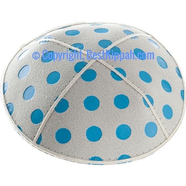 D76 - METALLIC POLKA DOTS EMBOSSING (Kippah)