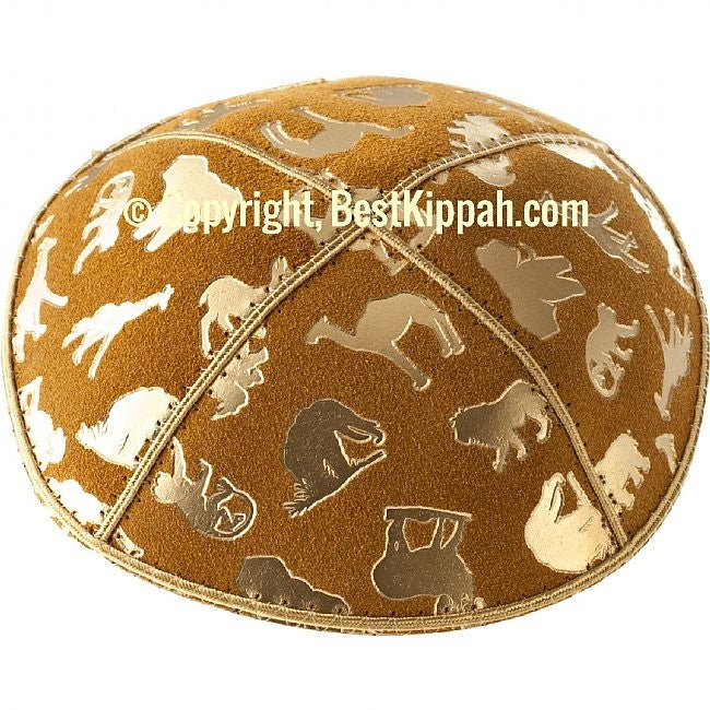 D77 - METALLIC ANIMALS EMBOSSING (Kippah)