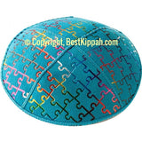 D85 - JIG SAW PUZZLE EMBOSSING (kippah)