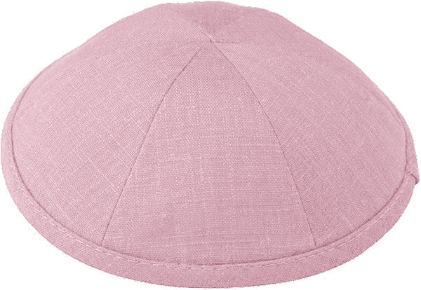 LIN17 - PINK LINEN KIPPAH